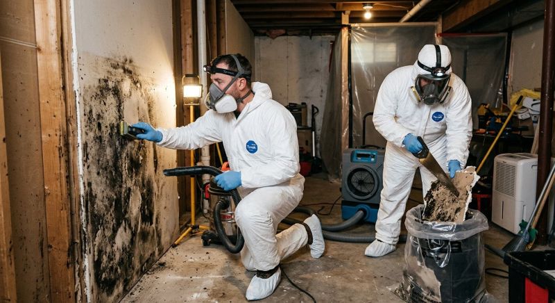Basement Mold Remediation in Fort Worth, TX