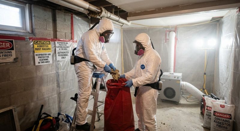 Basement Asbestos Removal in Old Bridge, NJ